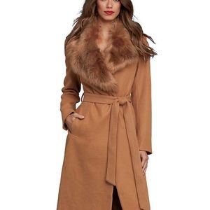 Ivanka Trump - tan jacket with fur